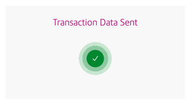 Transaction data sent